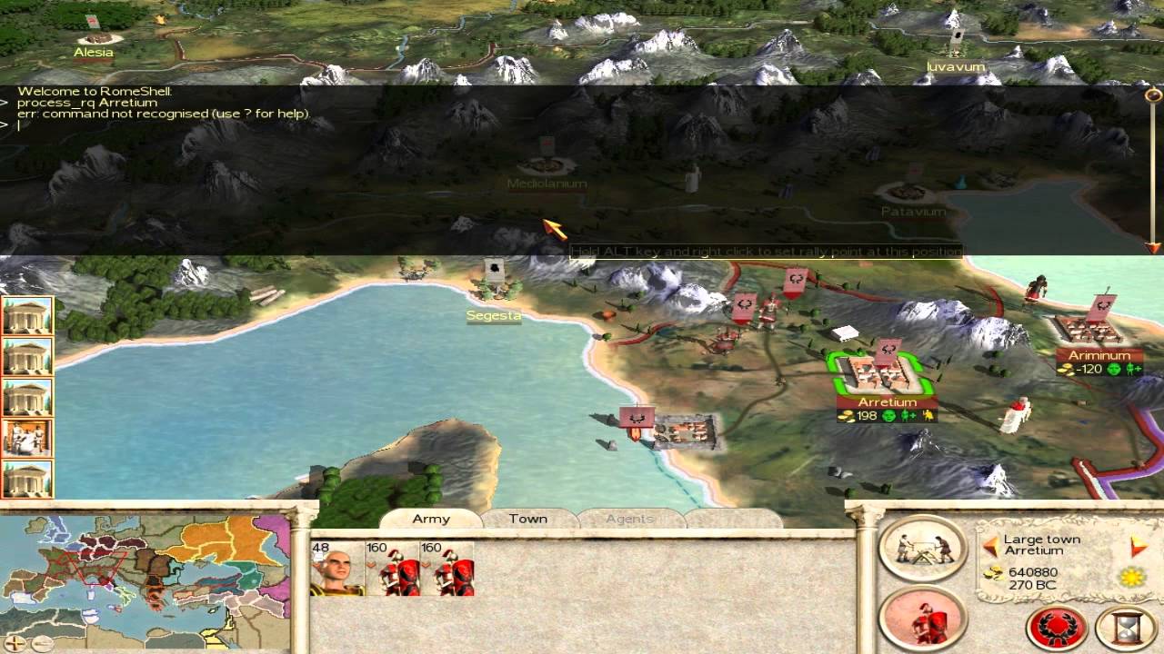 Rom Total War Cheats